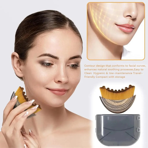 Brosse lymphatique visage – Massage drainant facial